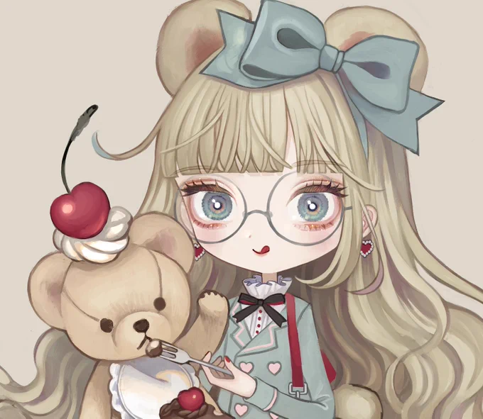 メガネありか、無しか迷う…?? 