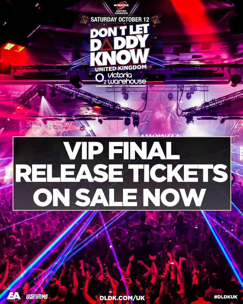 VIP 2nd release tickets have now SOLD OUT! Final release VIP tickets are no on sale. 

Get q-jump entry, access to VIP mezzanine with balcony view, VIP bar &amp; VIP toilets online now before they sell out!