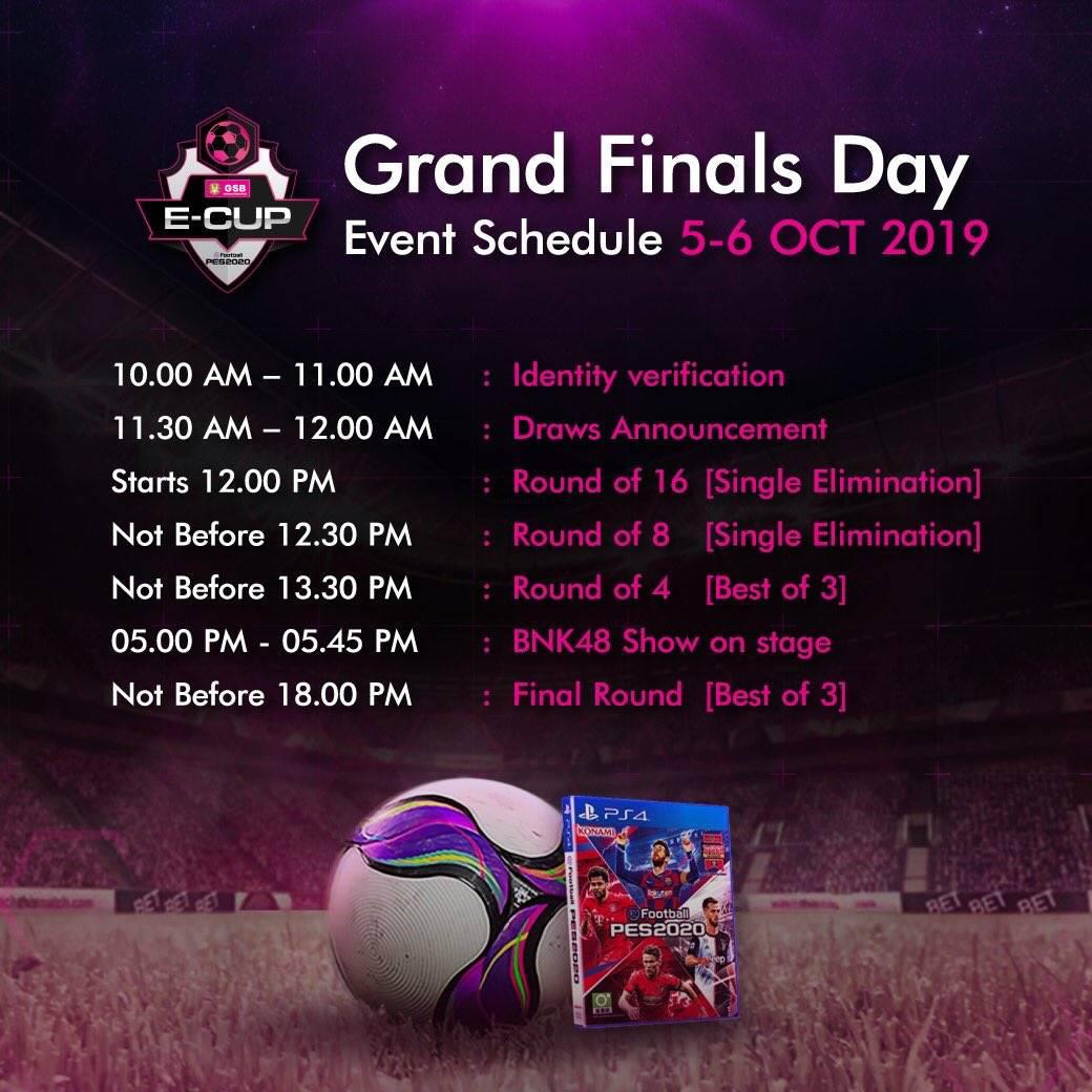 sbb52's tweet photo. GSB E-CUP
5-6 ตุลาคม 2562 นี้ที่ The Mall บางกะปิ
#KateBNK48 #KornBNK48
#SatchanBNK48 #NamneungBNK48 #PupeBNK48
#MindBNK48
#ViewBNK48 #NinkBNK48 #StangBNK48 #JaneBNK48 #FondBNK48 #PunBNK48
#AdPES #BNK48 #โอตะ #PES2020 #eFootballPES2020 #วินนิ่งมั้ย #วินนิ่ง #esports #PS4 https://t.co/PuPpzsEYXv