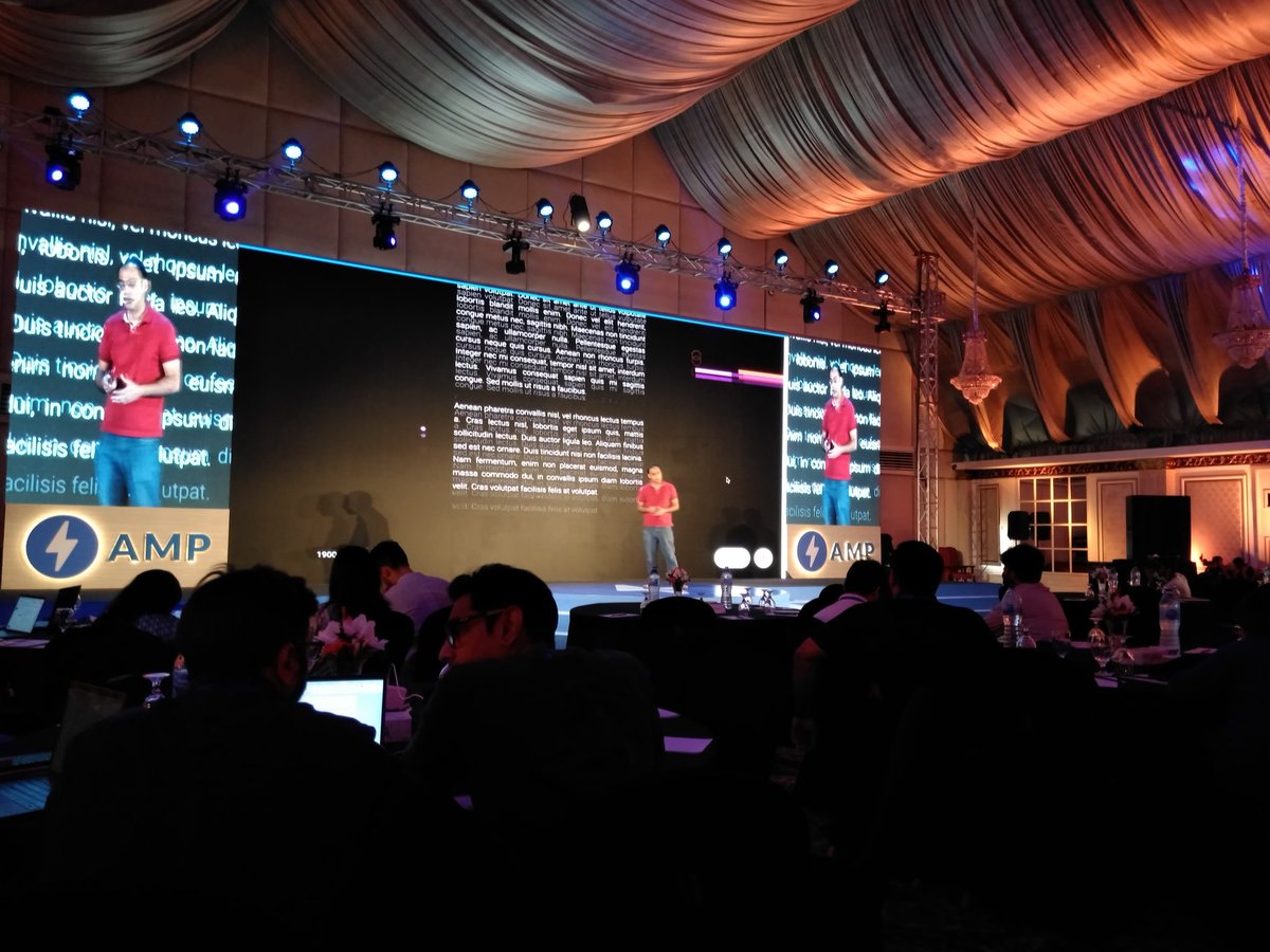 TaleyaMirza's tweet photo. Here is @mashhoodr talking about adding interaction in AMP websites at Google AMP Roadshow Karachi
#ampproject #amp #google #loadfaster #webevolution https://t.co/UjbF93YnBs