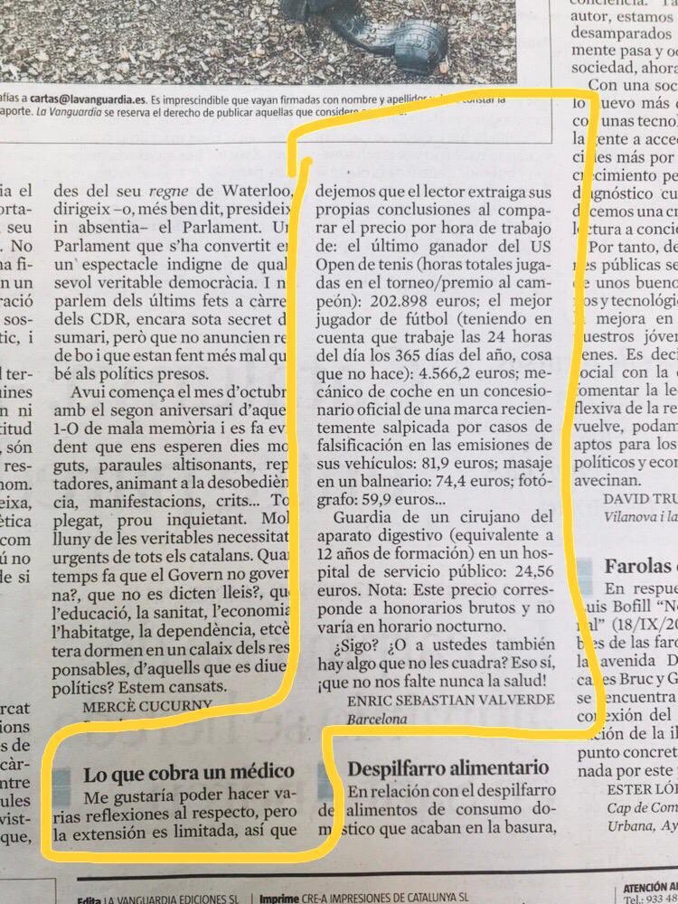 Sueldazo por hora de un cirujano en nuestro país