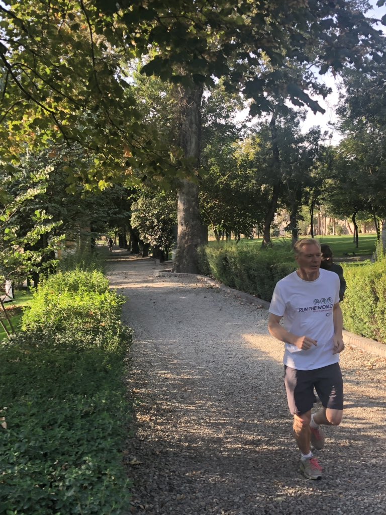UKinIran's tweet photo. Run the world in Iran โ
@DanRuntheworld completed his 178th 10k on our Gholhak compound. Well done to all the runners including @HMATehran
#CancerAwareness
#cancersearch
#10krun
#danrunstheworld https://t.co/xCzbJugRWl