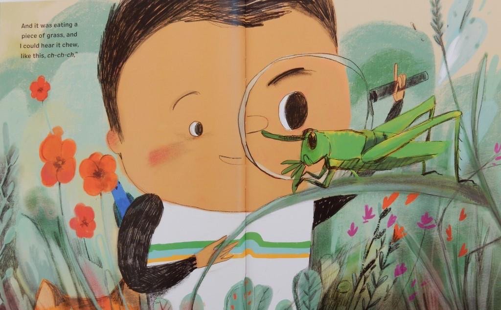 JillBennett18's tweet photo. It pays to observe what is happening is the message in @AnnieBarrows #NancyLemon #WhatJohnMarcoSaw @AbramsChronicle @ChronicleKids Red Reading Hub #bookblog #review 👦🏽🦗🕷️🌳 https://t.co/e34ESW9onX https://t.co/e5Z08EHoeb