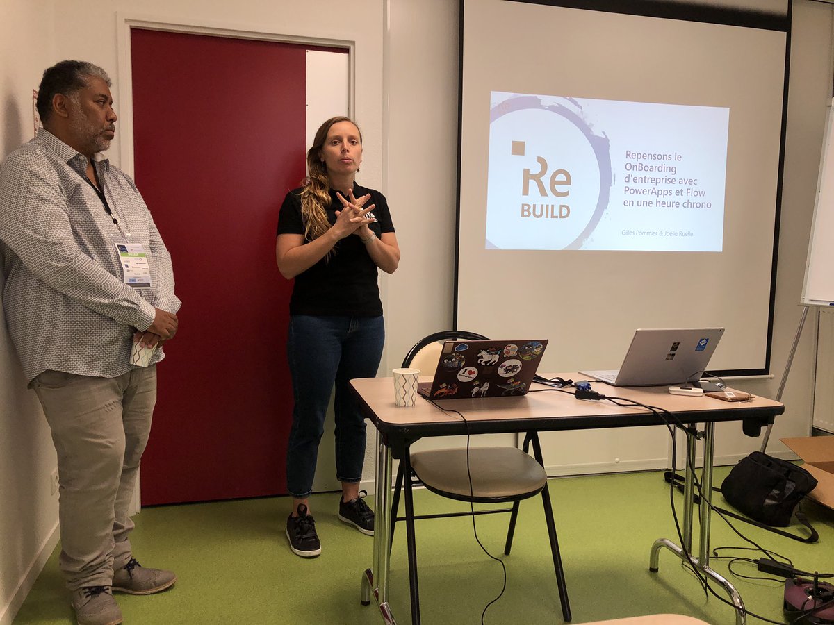 #MsReBUILD session « Onboarding » avec #PowerApps et office 365 Flow... go !