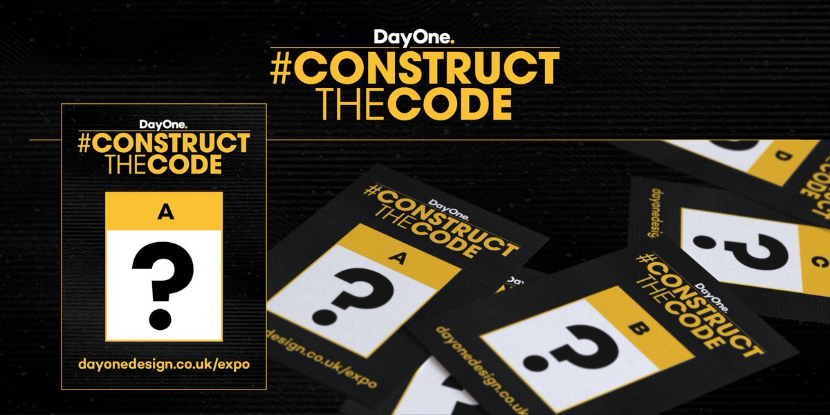 Day_One_Design's tweet photo. Have you found out which #KentConExpo stand has the answer to CODE C? Here’s a hint: “Alpha and… ?” Enter #ConstructTheCode now for the chance to win an iPad! Find out more: https://t.co/rQsFQ2vbvO #KentConExpo https://t.co/MypxdGlVnX