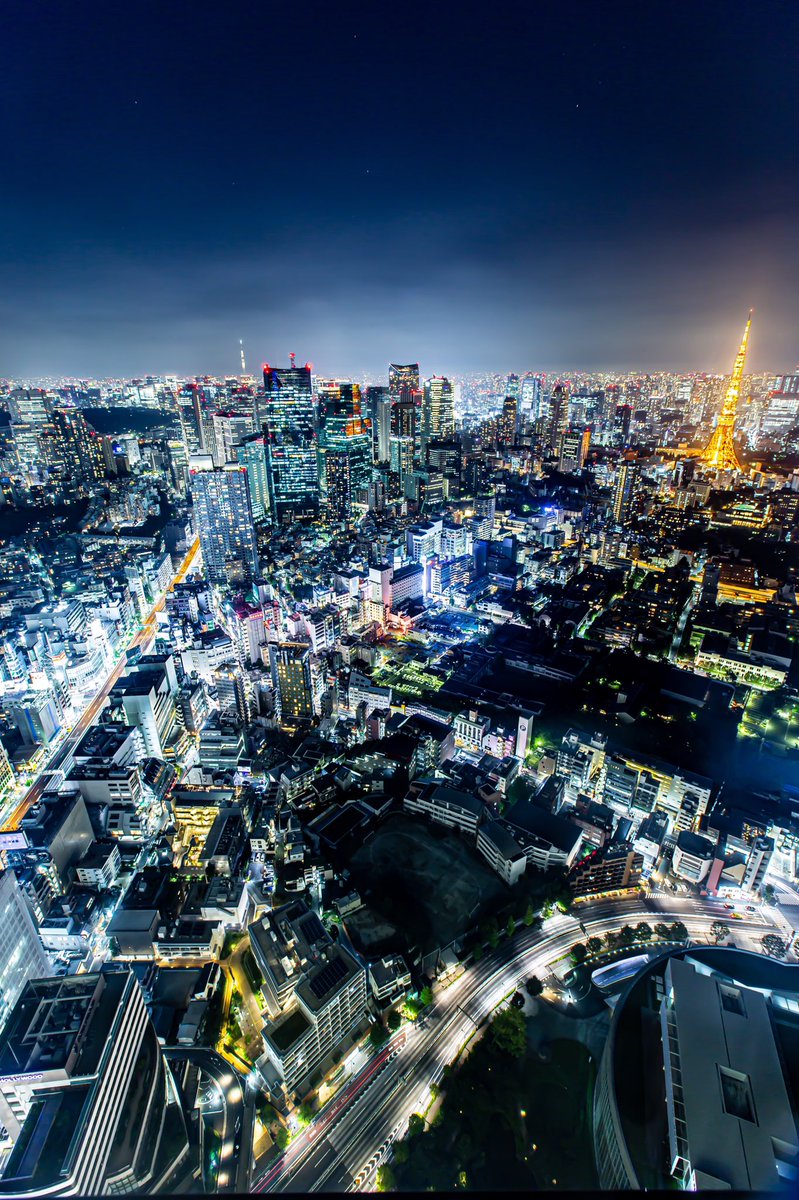 たつや 大都会東京の夜景 東京タワーがとても綺麗でした