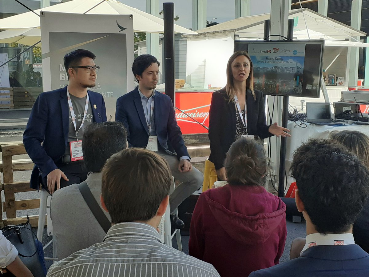 Empezamos country corner en el #SouthSummit2019! Nos acompañan Denis Huen, CEO de Medexo Robotics, y José María Casanueva, Regional Manager de Electronics ID en APAC.

#startup #HongKong