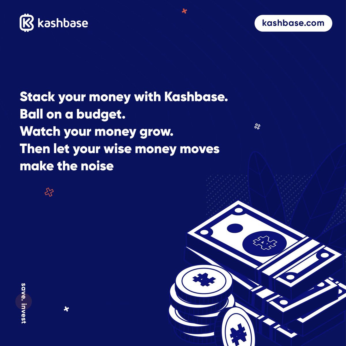 mayanagroup's tweet photo. Stack your money with Kashbase. Ball on a budget.
Watch your money grow.
Then let your wise money moves make the noise.💰🔉🔊
Make the wise choice; click https://t.co/z1iRAWXROu to get started!
#Kashbase #Savings https://t.co/6b2F0qpf85