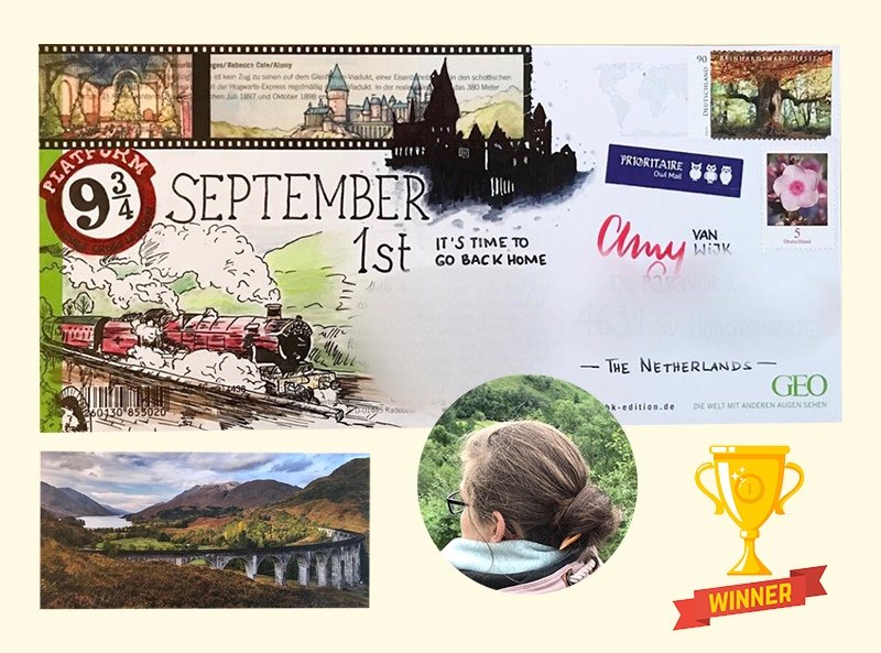 postfun_app's tweet image. So our contest for the most creative postcard #postfun0919 has come to an end! Many thanks to everyone who took part in it, it was important for us, after all, our first contest! 
Congratulations to our winner - Kati from Germany 🎉🎉🎉