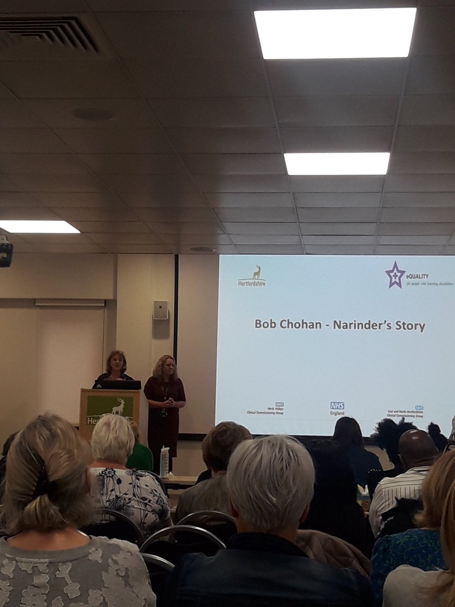 HLTHertsCC's tweet photo. @gardener_hilary talking about getting it right for people with learning disabilities #LeDer #purplefolder #HertsLDHealth @hertscc @HertsACS https://t.co/NLAQ3DcuJF