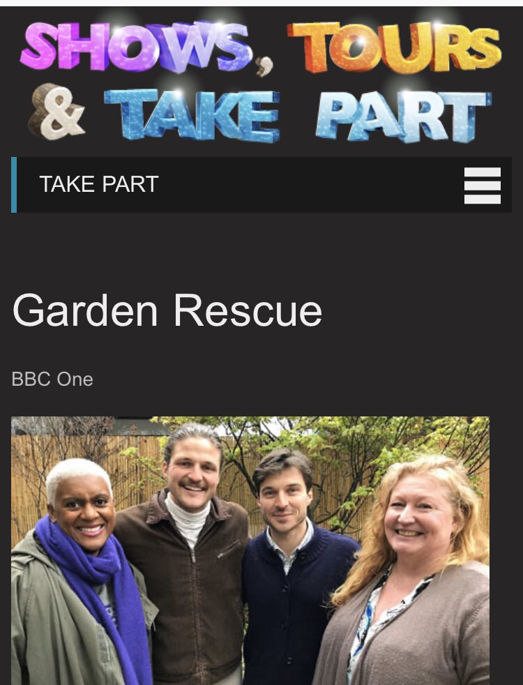 Bbc Garden Rescue On Twitter Applications Are Open For Series 6 Of Garden Rescue Charlie The Rich Brothers And Arit Are Looking For 35 Gardens To Rescue Next Year If You Want