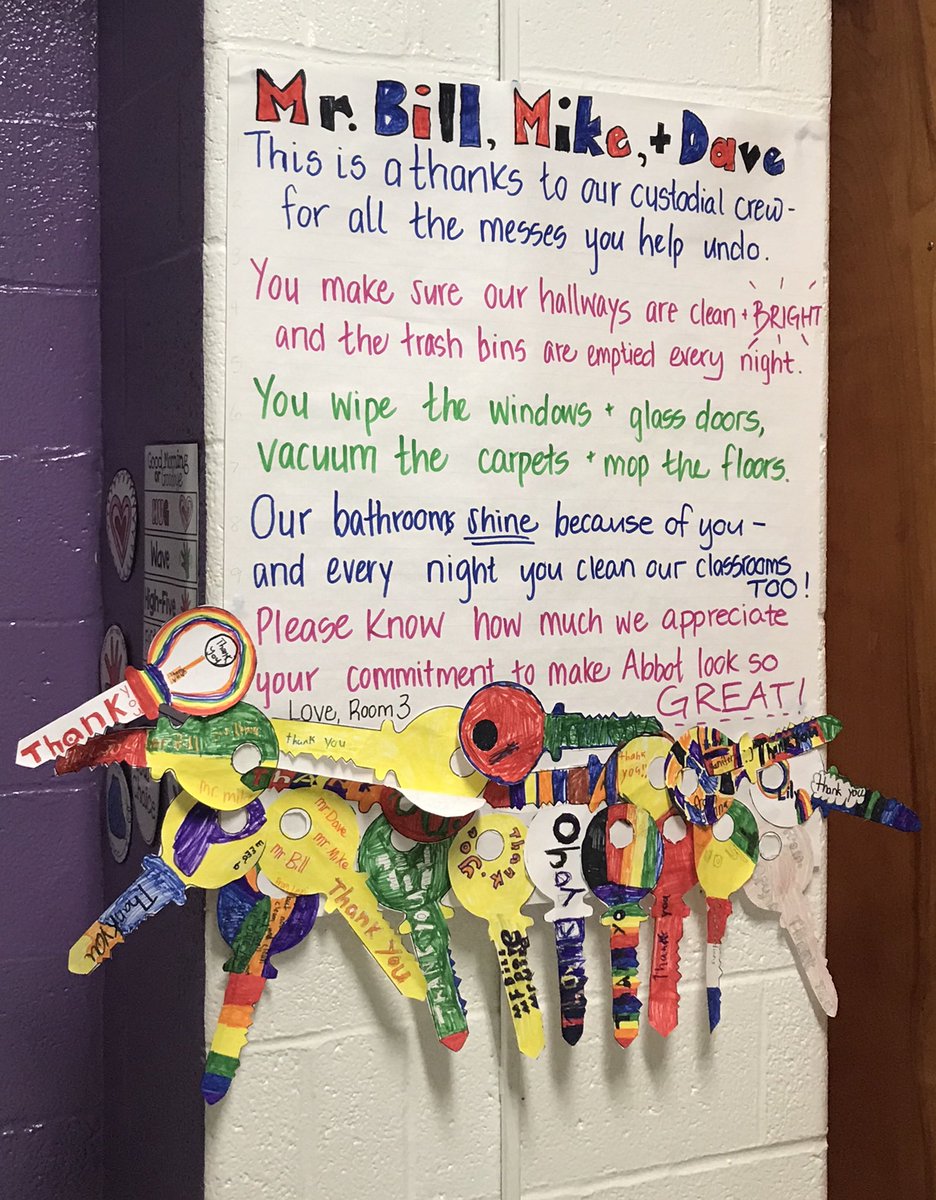 AbbotElementary's tweet image. Celebrating our favorite custodians #NationalCustodianDay