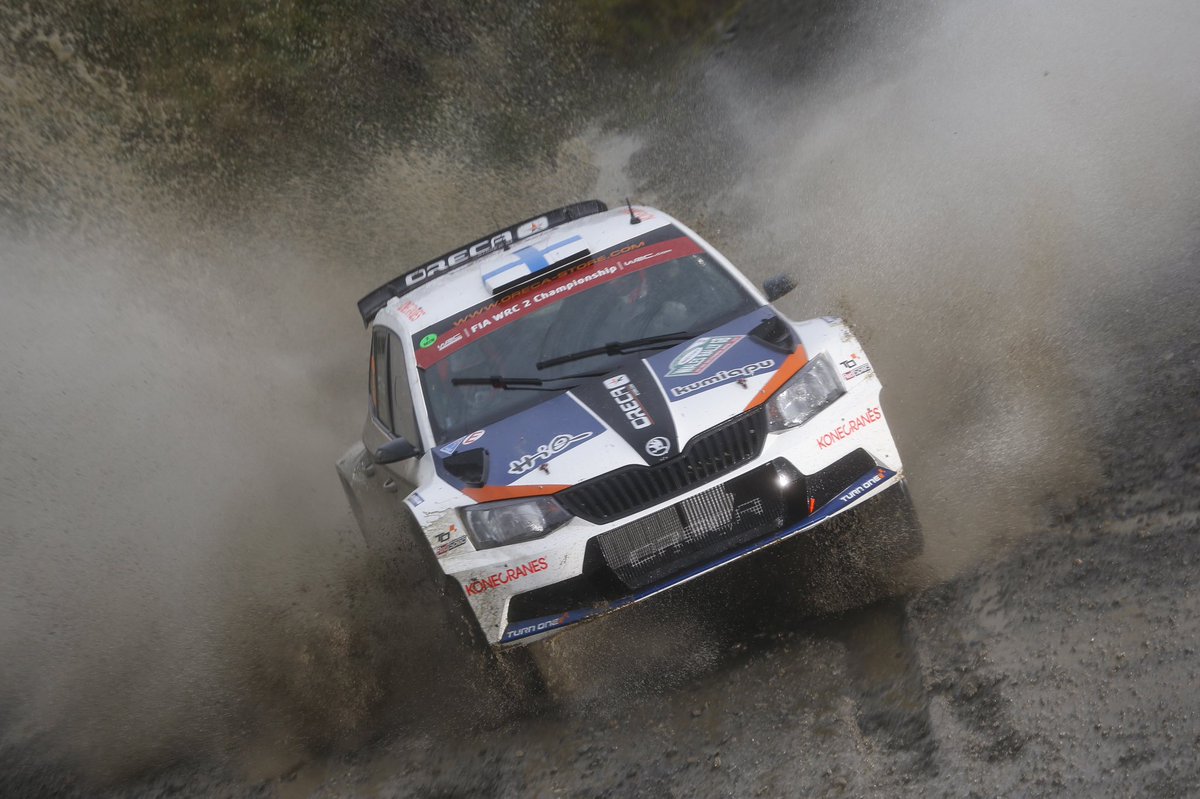 Oreca's tweet photo. #TBT 🇬🇧☔
— 
In 2016 at the @WalesRallyGB, Teemu Suninen &amp; Mikko Markkula finish third in the #WRC2 category with the #TeamORECA! We wish them good luck for this weekend! 🍀
—
#throwback #throwbackthursday #rally #skodafabiar5 #rallycar #race #Motorsport #racecar #car #WRC https://t.co/4vipQBHkF8