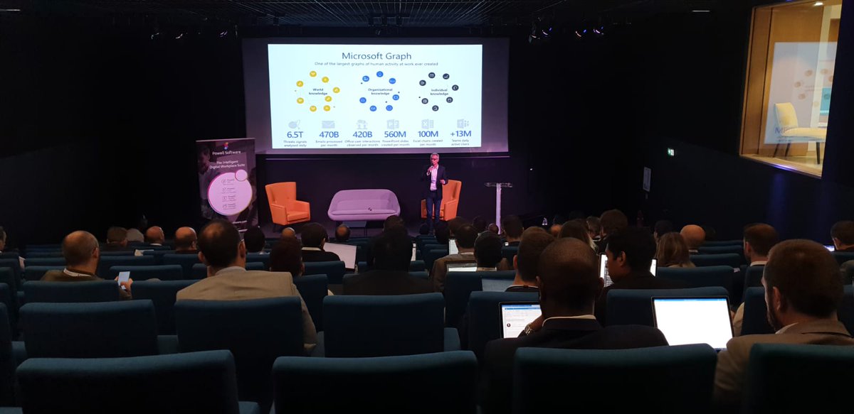 PowellSoftware's tweet photo. A great presentation from @NicolasGalliot at the #powellpartnerconvention! We're very proud to partner with #Microsoft https://t.co/1K0bIFOTKQ