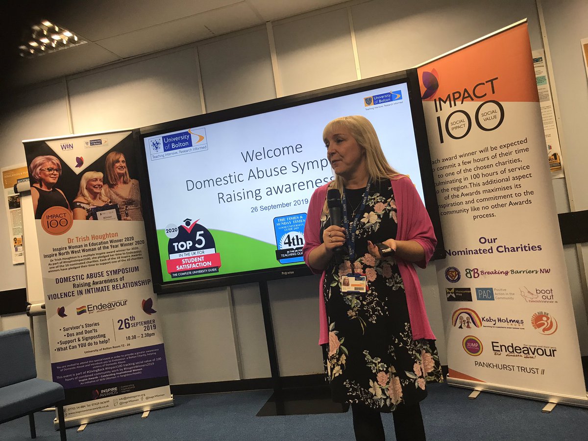SheInsprAwrds's tweet photo. Truly courageous @RosieDuffield1 Thank you for sharing your story. #SocialImpactPledge #InspireWinner @tah1404 organised #DomesticAbuseSymposium opening much needed conversations at @BoltonUni We heard victims stories, their difficult journey &amp; courage in face of adversity. https://t.co/df7ta5miWF