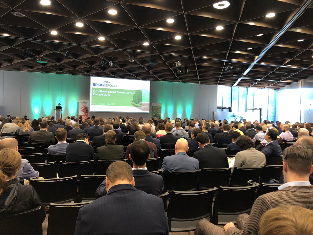 NairRamkumar's tweet photo. @Mycorena_AB at the 14th Plant Based Foods Summit Europe 2019 organized by @Bridge2Food🍀 Interesting sessions and great networking! 

#alternativeprotein #protein #circulareconomy #plantbased #Sustainability #summit #fungibased #Promyc https://t.co/bpyhasr1ZA