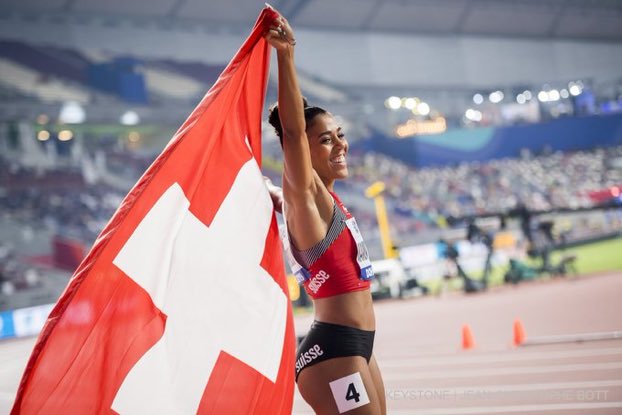 Switzerland_SA's tweet image. Just amazing and historic! 🇨🇭switzerland won the first world championship medal in short sprint! thank you @MKambundji @IAAFDoha2019 @SwissAthletics #WomenInSport