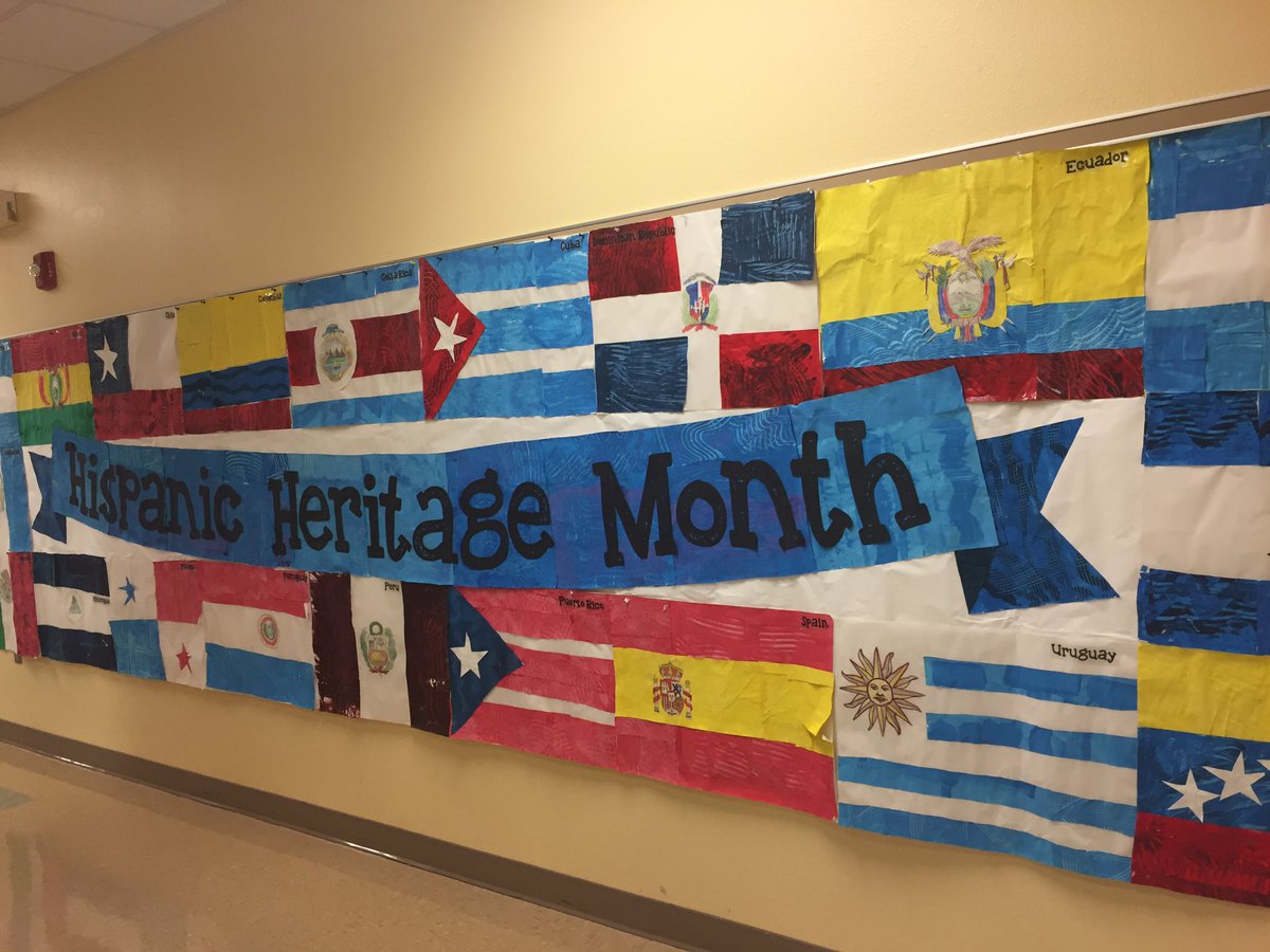 CruzSeary's tweet photo. My heart is so full!! I’m seeing all the preparations and how the school is dressing up for Hispanic Heritage Month. As a hispanic woman I feel so blessed to be a part of this school family!! #bluejays #springlakeelementary #HispanicHeritageMonth https://t.co/pn3amxK4fd
