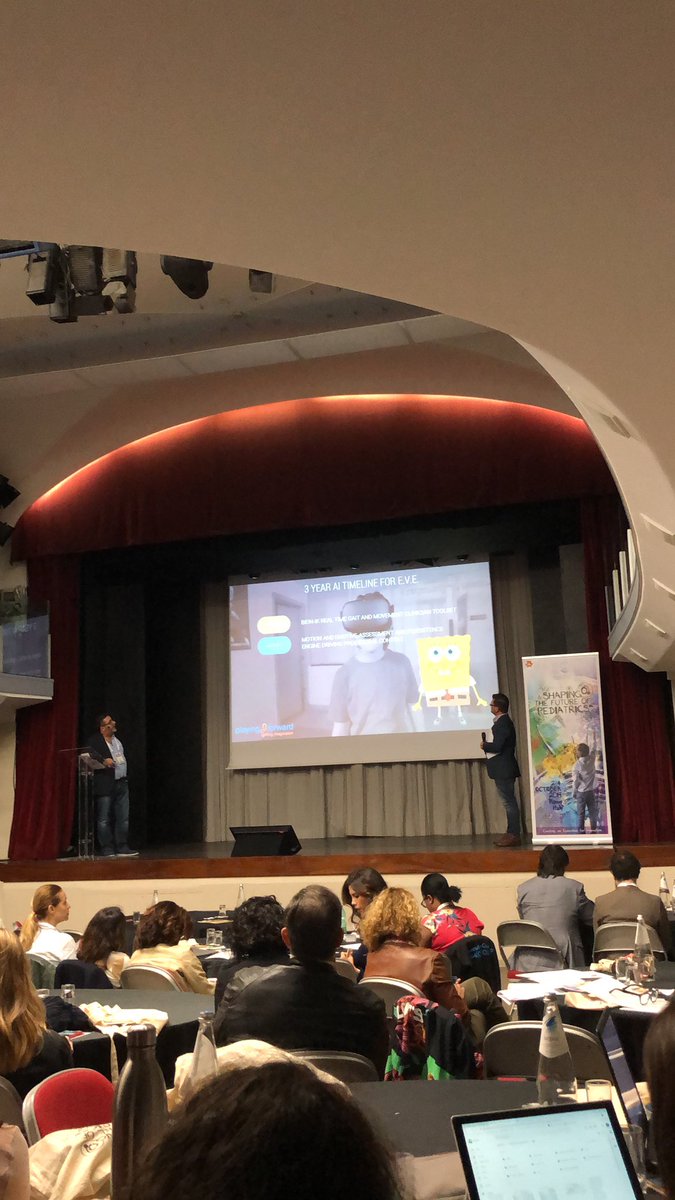 sherryfar723's tweet photo. Listening to the founders of @Playing_Forward discuss using @SpongeBob and #VirtualReality to engage kids in their therapy. @ShapePediatrics @ispi4kids https://t.co/VBwvpSXoYN