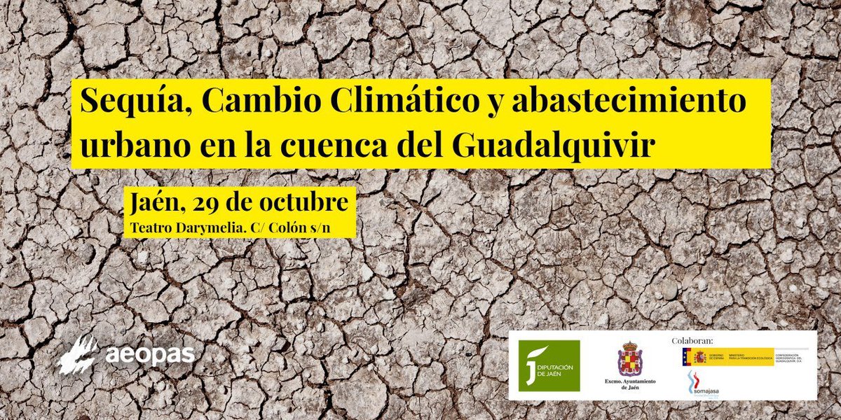 Sequía, cambio climático y abastecimiento urbano en la cuenca del #Guadalquivir  #Jaén #emergenciaclimatica #Sequia  iagua.es/noticias/aeopa… @CHGuadalquivir <a href="/dipujaen/">Diputación de Jaén</a> <a href="/somajasa/">SOMAJASA</a> <a href="/AytoJaen/">Ayuntamiento de Jaén</a> <a href="/mitecogob/">Transición Ecológica y Reto Demográfico</a>