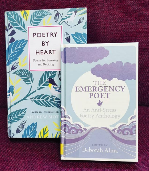 SASHLibs's tweet photo. It's #nationalpoetryday and we have these fabulous books in the #wellbeingzone @sashnhs 😊Pop in to read in the library or borrow a copy #healthandwellbeing #loveyourlibrary #poemsforhealth https://t.co/l1pbJcoU5I
