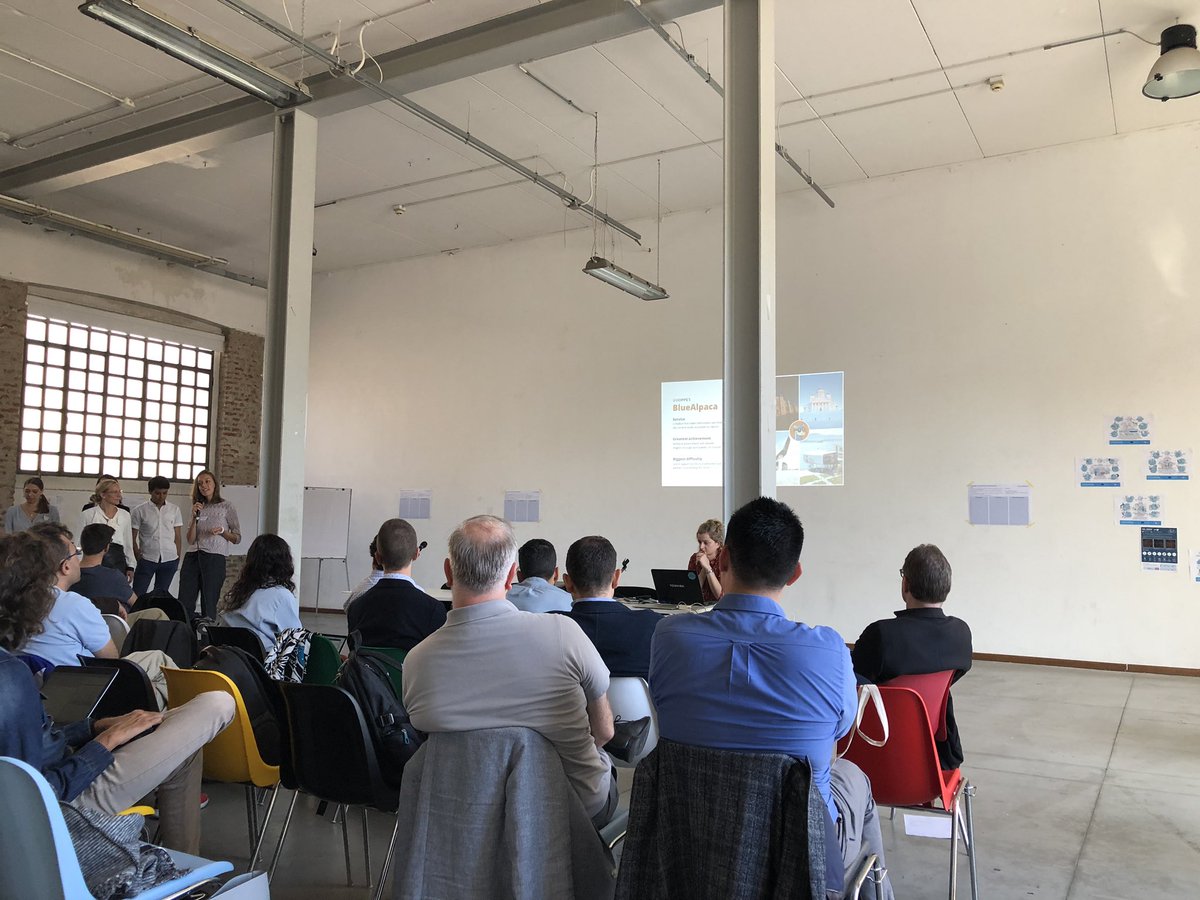 IoTNextClub1's tweet photo. @IoTNextClub1 is at @SyncCityIoT workshop in Milan! We will run a session at 14:00 to help the SMEs addressing their main challenges when integrating smart city solutions https://t.co/iw5HFl2Ctp