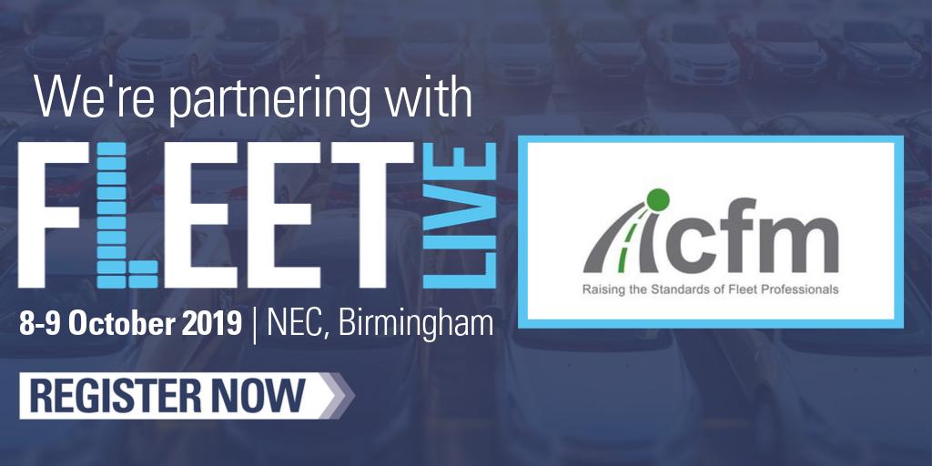 We are proud to be partnering with <a href="/FleetLive/">Fleet & Mobility Live</a> 2019. The UK’s leading event for the fleet management community which takes place 8-9 October in Birmingham. 
Register for free here: bit.ly/2p3hOAJ