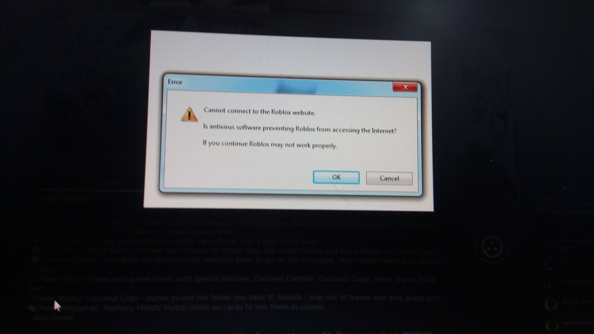 Zain21 On Twitter Roblox Any Idea Of How I Can Fix This This Is The Error I Am Getting And I Don T Have Any Antivirus Software And The Second Picture Is That - error code 279 roblox how to fix it