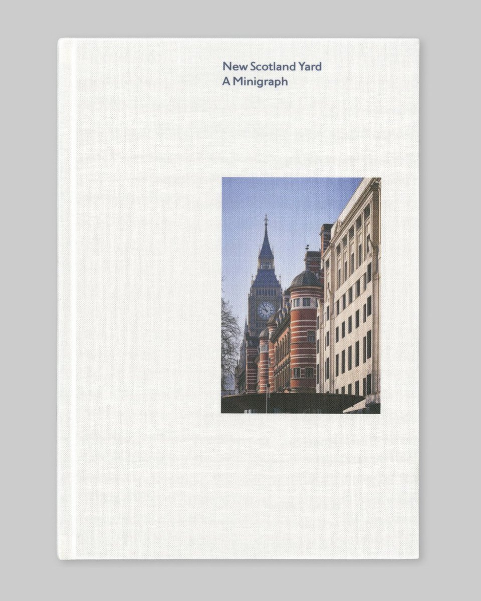 fifthmanbooks's tweet photo. Our first minigraph - the story of the newest New Scotland Yard for @metpoliceuk, as told by @AHMMArchitects and designed by @BOBDesignLtd.
#013 #minigraph #FifthManFive #architecturebooks #selfpublishing
https://t.co/aYmvU9syNM https://t.co/N07uxDIHBX