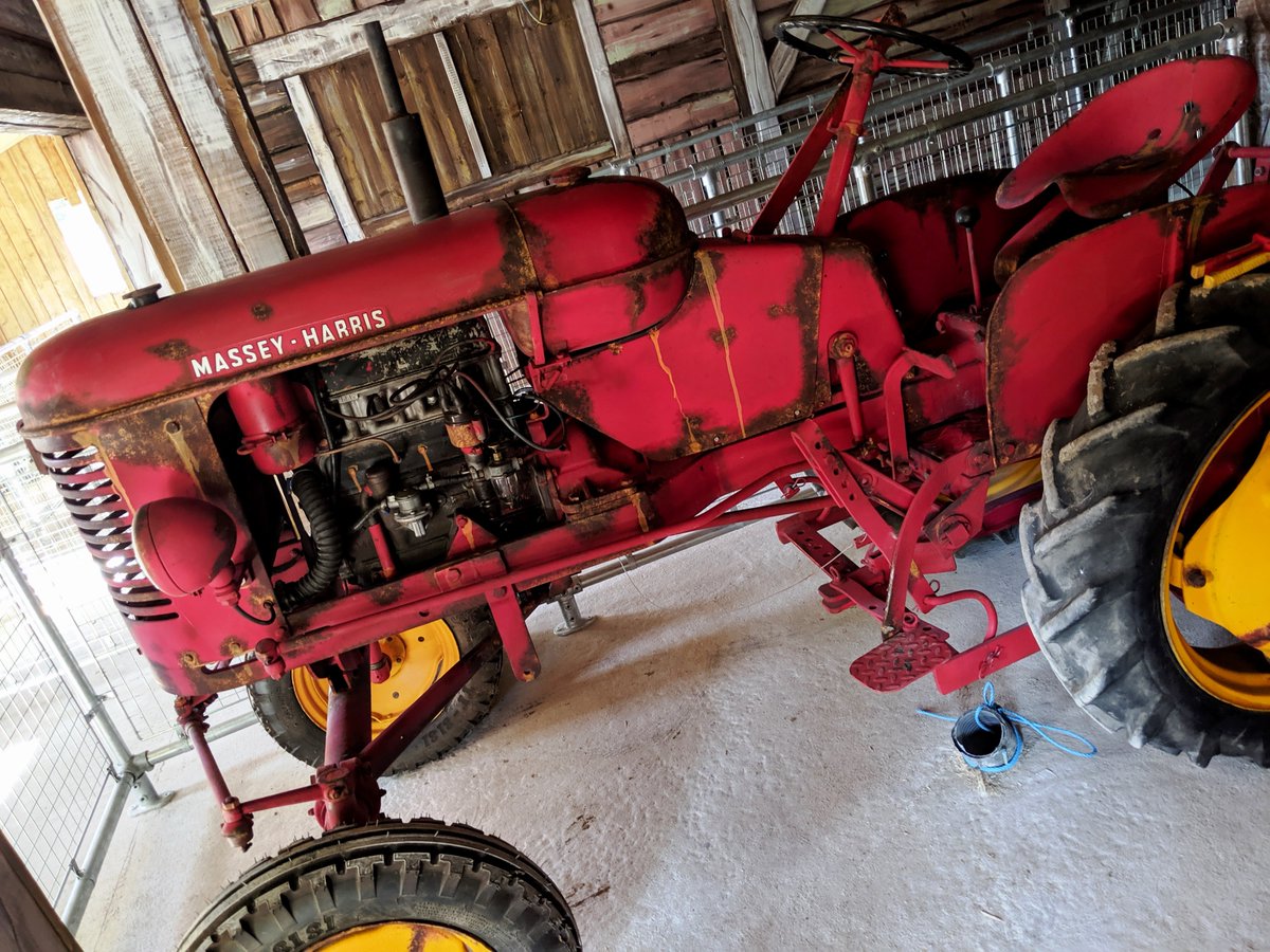 Ah gee, so much fun restoring this little mechanical marvel  🚜 #TornadoSprings