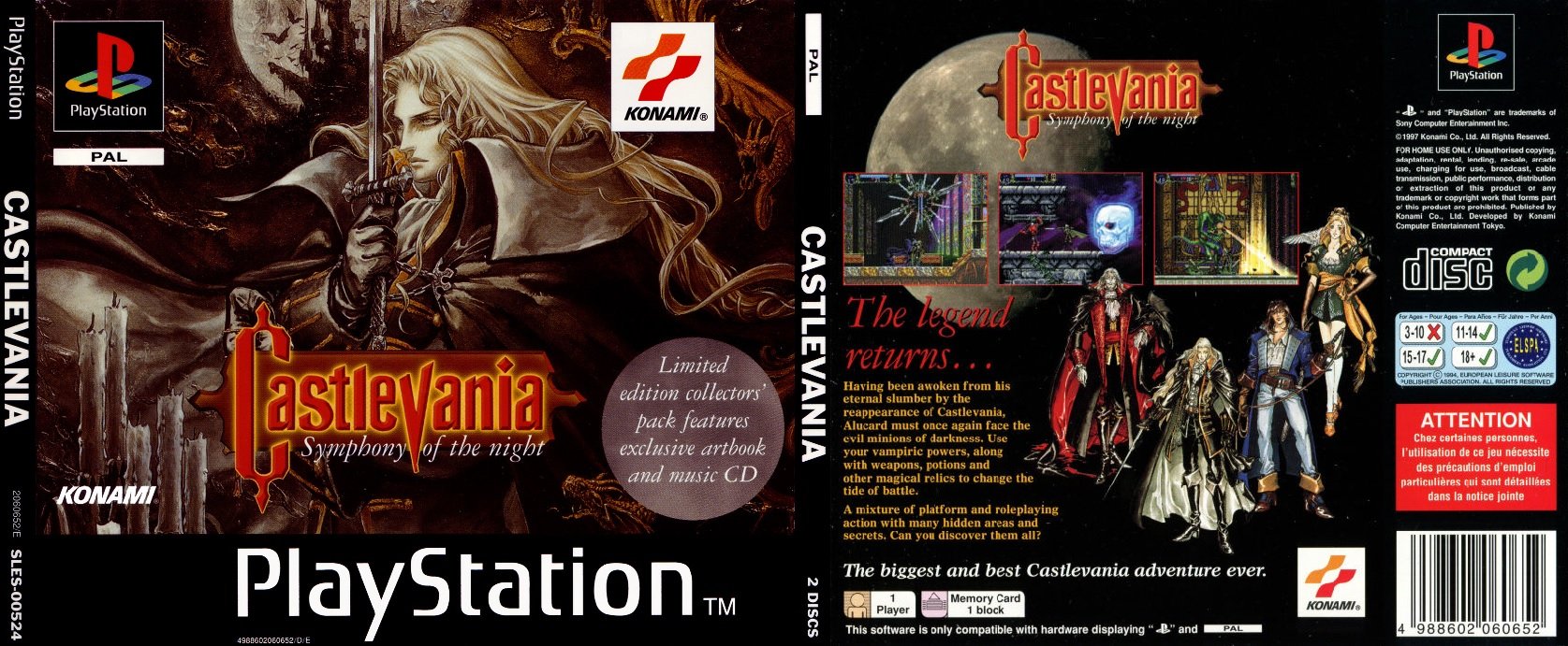 Castlevania symphony of the night ps1 best sale for sale