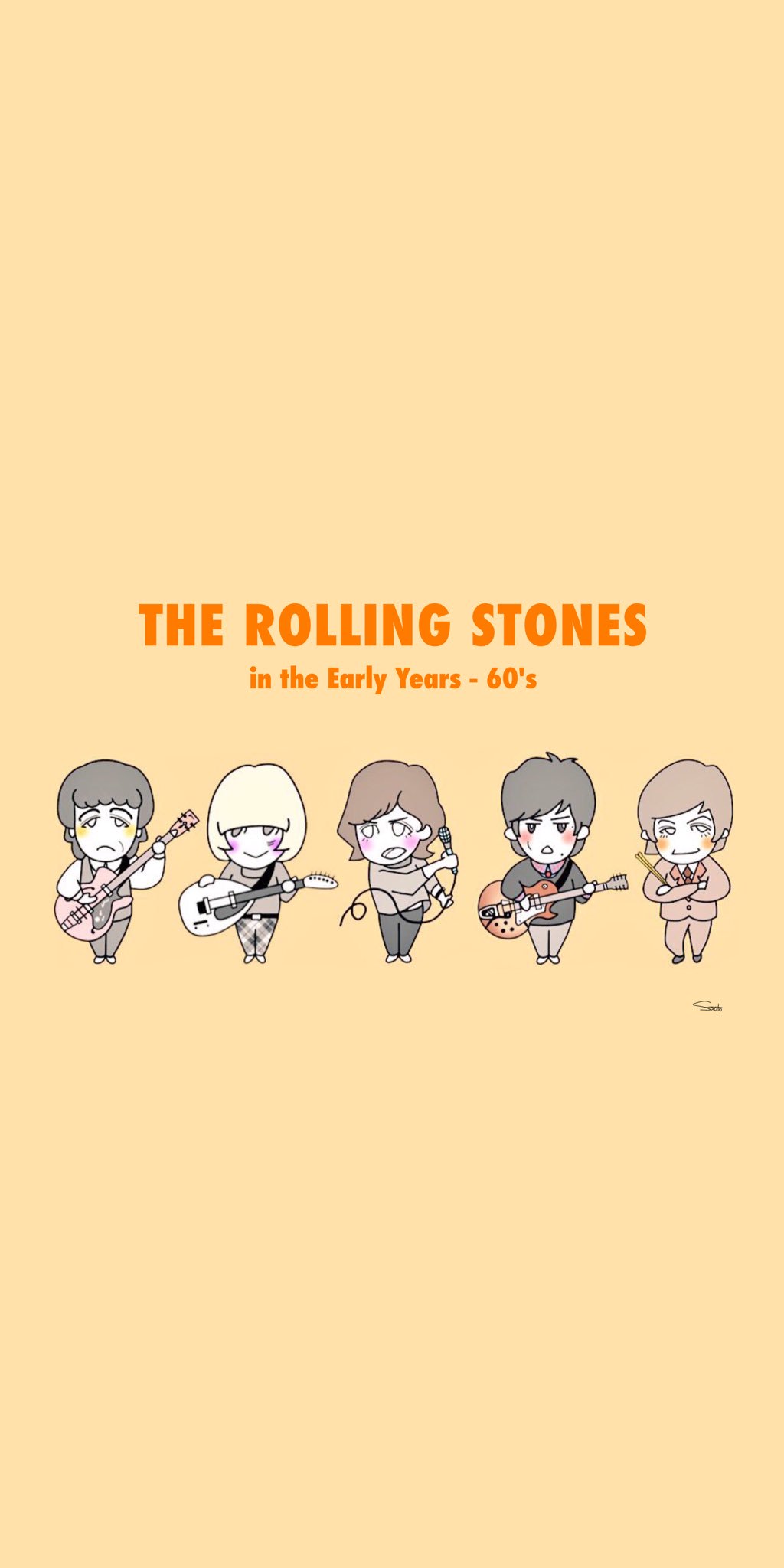 早乙女いずみ Bialystocksタワレコ楽しみ Lock画面用rock壁紙2 2 お茶会クイーン1975 ツェッペリンのお兄さんたち 初期ローリングストーンズ 展示でポスカにしたものを壁紙仕様にしました 皆様よろしければどんどん使って下さい