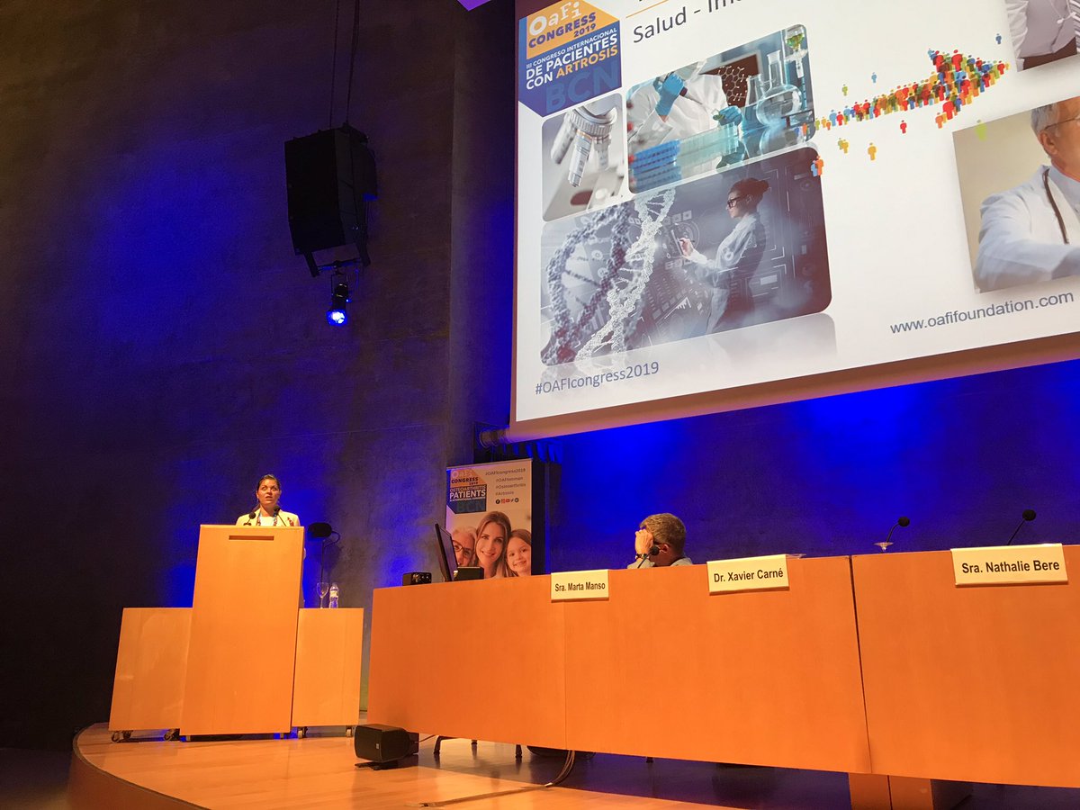 OAFI Foundation (@oafifoundation) on Twitter photo La sra. Marta Manso nos presenta quienes son <a href="/SermesCRO/">Sermes CRO</a> y la importancia del paciente en la base de la Investigación Clínica. #mujer #artrosis #Investigation #OAFIcongress2019 <a href="/FundacionSermes/">Fundación Sermes</a> La sra. Marta Manso nos presenta quienes son <a href="/SermesCRO/">Sermes CRO</a> y la importancia del paciente en la base de la Investigación Clínica. #mujer #artrosis #Investigation #OAFIcongress2019 <a href="/FundacionSermes/">Fundación Sermes</a>