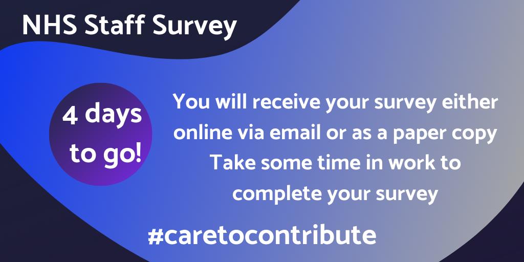 NCAlliance_NHS's tweet photo. The #nhsstaffsurvey is launching for staff across the NCA on Monday 7th October!

#caretocontribute https://t.co/bCFbOtcQc0
