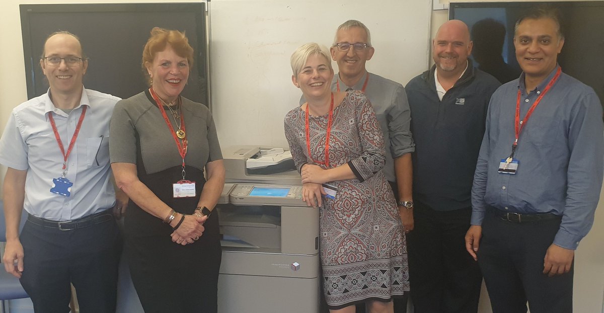 Enterprise Printing roadshow today at #ConquestHospital. We're in room 4 of the Education Centre til 4pm, come and see us to find out more about our new printers, register your smartcard to use the system and get answers to any questions you may have