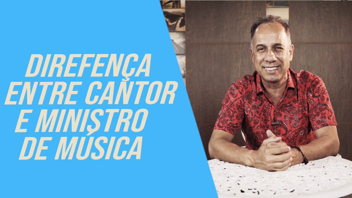 Existem bons cantores e bons ministros de música. Ambos importantíssimos!!! Mas, vc sabe a diferença entre eles???
Assista ao vídeo no meu canal: 
youtu.be/vreoMOQM8-0