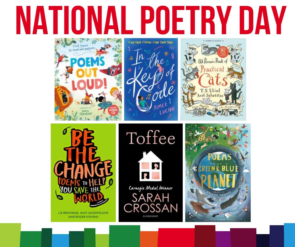 To celebrate #NationalPoetryDay we have SIX fab books to win for your school.

Like + RT + Tag your school

<a href="/PuffinBooks/">PuffinBooks</a> <a href="/SarahCrossan/">Sarah Crossan</a> <a href="/KidsBloomsbury/">Bloomsbury Kids & YA UK</a> <a href="/AimeeLucido/">Aimee Lucido</a> <a href="/WalkerBooksUK/">Walker Books</a> @SabrinaMahfouz <a href="/HachetteKids/">Hachette Children's Group</a> <a href="/Lizpoet/">🐾 ᒪIᘔ ᗷᖇOᗯᑎᒪEE</a> <a href="/PoetryZone/">Roger Stevens</a> <a href="/EarlyTrain/">Matt Goodfellow</a> <a href="/macmillankidsuk/">Macmillan Children's Books</a> <a href="/FaberChildrens/">Faber Children's</a>