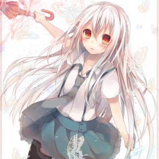 銀髪赤眼のtwitterイラスト検索結果