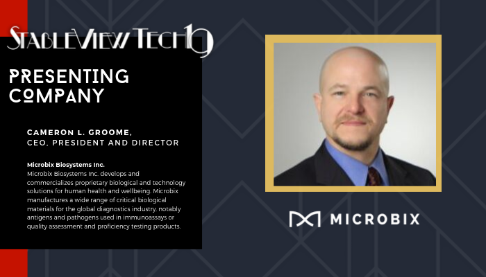 Micobix Biosystems Inc. is leading manufacturer of viral and bacterial products used in the manufacture and quality assessment of diagnostic tests: microbix.com

Learn more about <a href="/Microbix/">Microbix</a>  at #SVTECH19: stableviewtech19.lpages.co/homepage/