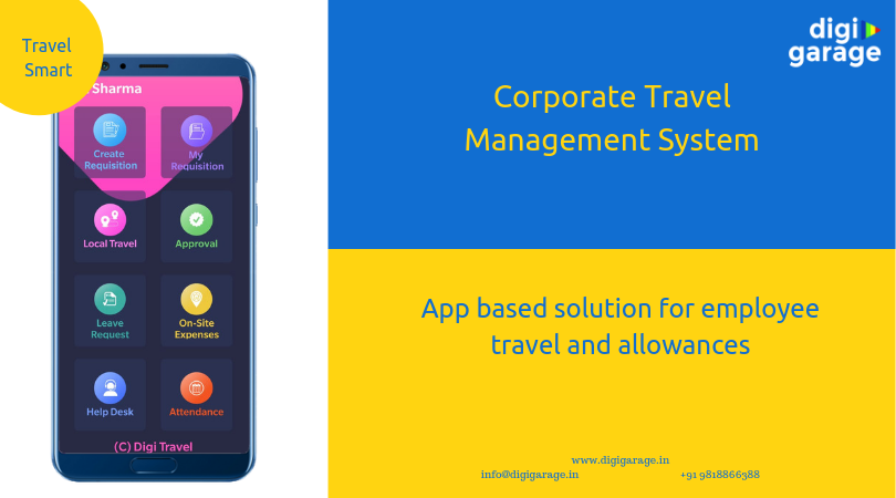 DigiGarageIndia's tweet photo. First of it’s kind travel solution #software for the companies to manage an efficient & cost effective #traveldesk solution.
https://t.co/w8zeLRXOH7
#TravelManagement #TravelManagementSoftware #TravelDeskSolution #CorporateSolution
#DigitalTravelDesk
#Technology
#DigiTravel https://t.co/SZWasyNcwD