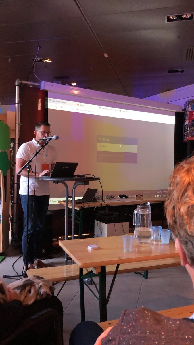 wpninjasnl's tweet photo. @Liquitworkspace kicking off their presentation about Liquit Workspace at #llunite #wmug_nl #beemug #scugbe https://t.co/c6fcEWfzTL