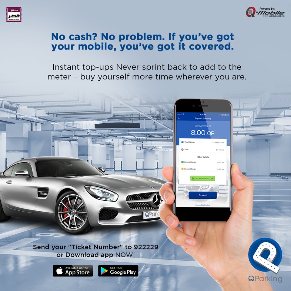 QParkings's tweet photo. We Make Parking Effortless.
Our mobile payment solutions Q-Parking serve users in Qatar, across Doha.

No cash required
No Cash? No problem. If you’ve got your mobile, you’ve got it covered.

App Store: https://t.co/ZaQC5sDrzU
Google Play: https://t.co/OgZCtZZ0T1 https://t.co/6SgMWiE93v