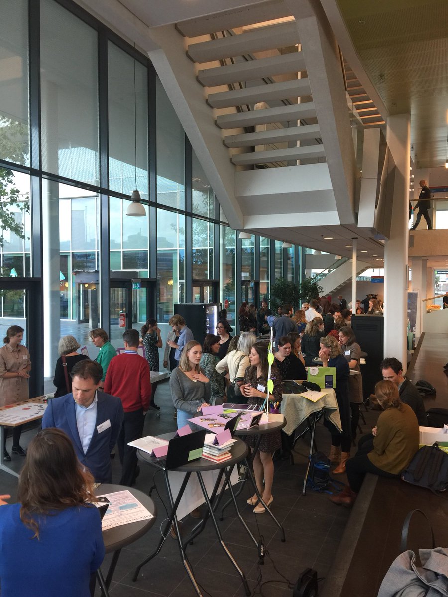 We starten de prijsuitreiking van de #OTTP met een expositie van de genomineerde studenten. Gastvrij ontvangen bij de Hogeschool Utrecht in Amersfoort #NOW2019