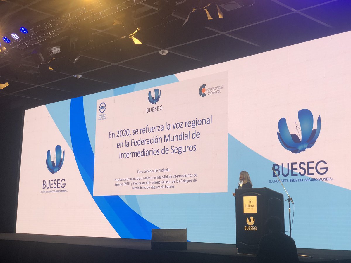chriseliacastro's tweet photo. Cierre #BUESEG2019 a cargo de
@elenajandrade - Presidenta entrante de la Federación Mundial de Intermediarios de Seguros y Presidenta del Consejo General de Colegios de Mediadores de Seguros de España. @cmste @Copaprose #WFII @AAPASargentina https://t.co/thtudc26L0
