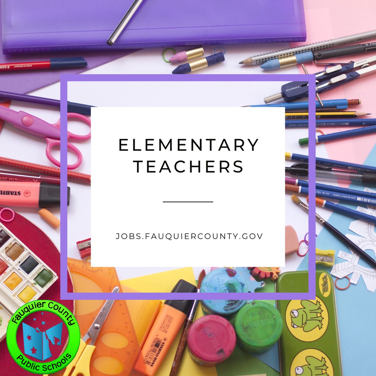 FCPS1jobs's tweet photo. Are you an elementary school teacher looking for a change? Qualified and enthusiastic elementary education teachers are needed for various school locations! Are you ready to make the leap and join our team? Submit your resume today!
#elementaryteacher 
#teachingjobs 
#career https://t.co/FSK9Xu9Pwy