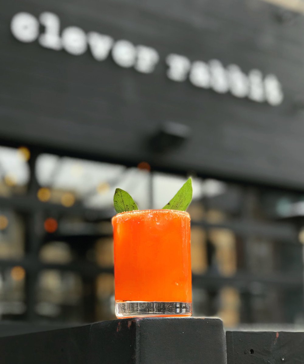 Cozying up to a margarita... That’s our kind of fall night activity. Carrot Margaritas &amp; more are just $6 til 6:30pm 🥕🍂 #HappyHour