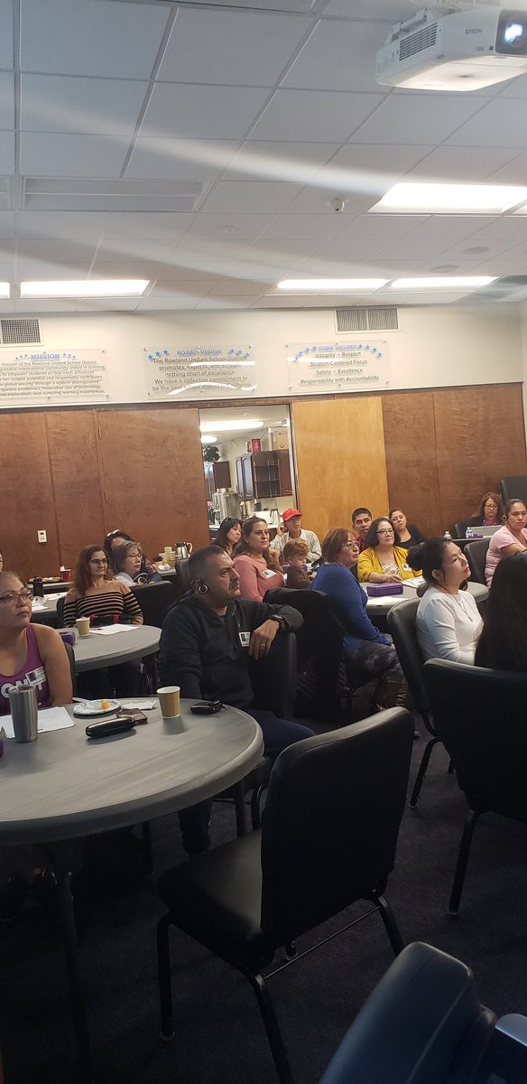 Great turnout for our first DELAC meeting of the year! Looking forward to an awesome year! <a href="/SpecProjRUSD/">SpecialProjRUSD</a> <a href="/RowlandSchools/">Rowland Schools</a> <a href="/rusdkids/">Miriam Kim</a> <a href="/_JulieMitchell_/">Julie Mitchell</a>