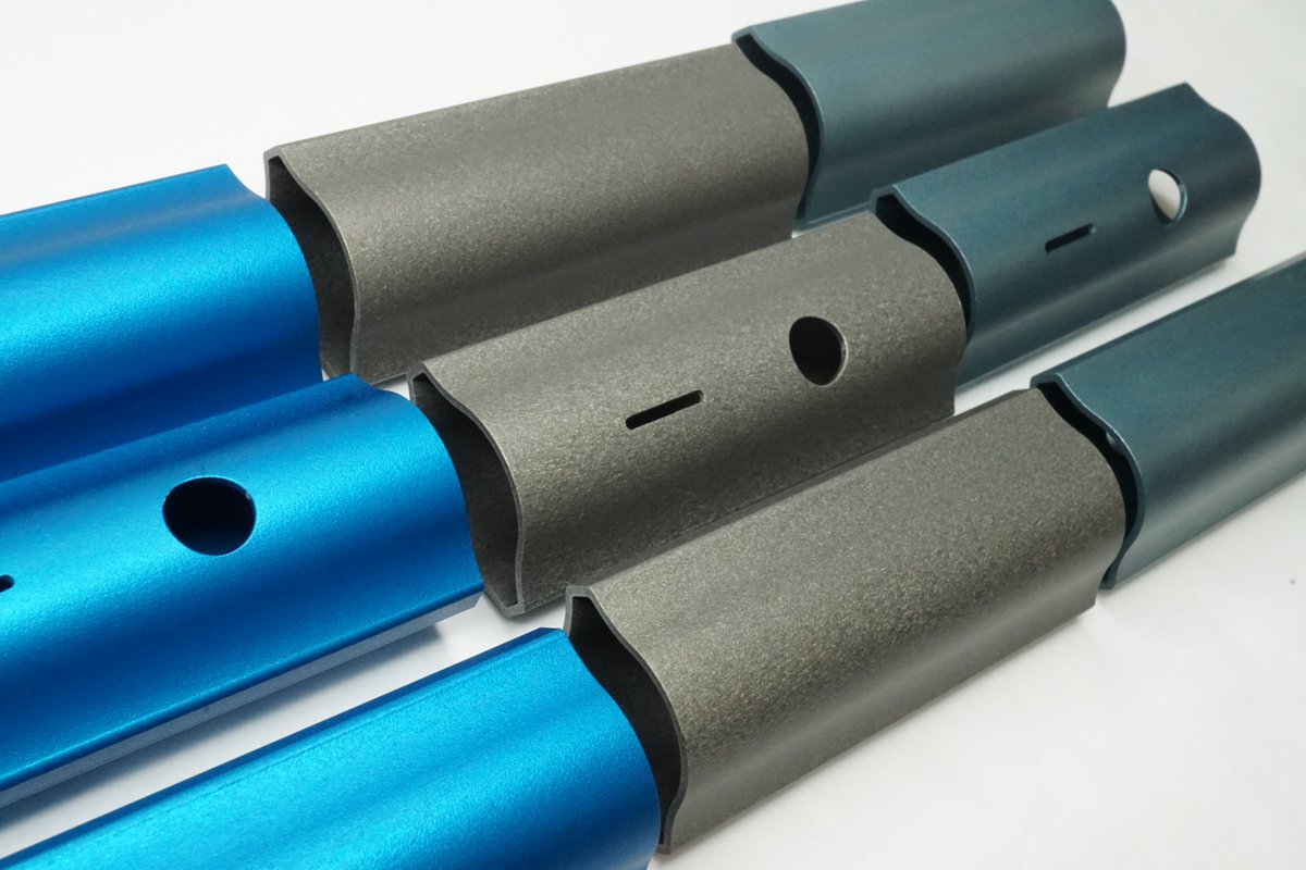 PPCAnodising's tweet photo. Some new samples processed today. #grey #blue #titanium #anodising #anodised #aluminium #ppcanodising https://t.co/KmTQmqNSZJ