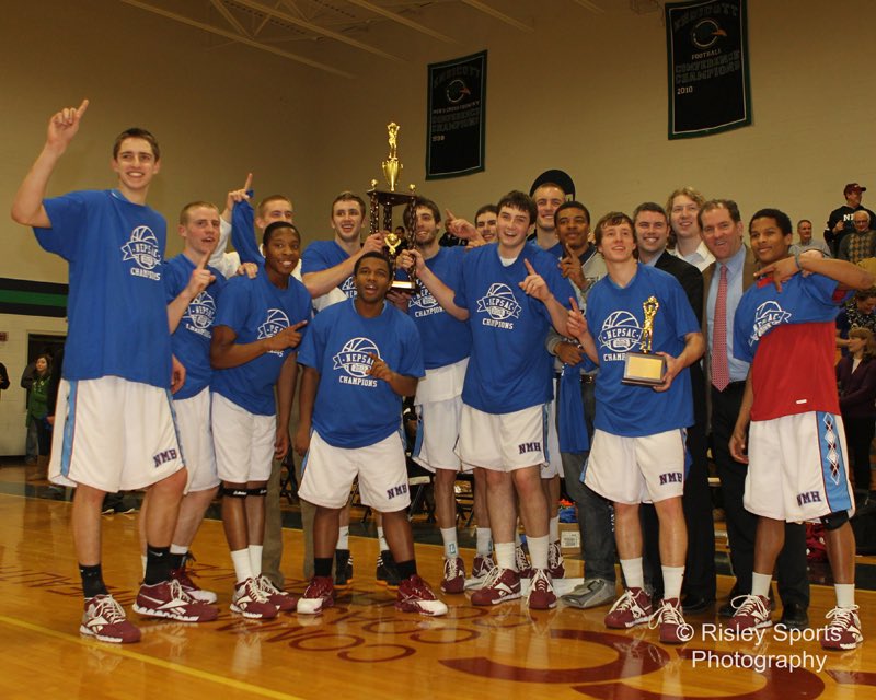 #tbt #NMH 2012 New England Champs! 6 players went on to captain 8 years of NCAA D1 teams! Evan Cummins ‘12 #Harvard Anthony Dallier ‘13 #Yale Peter Miller ‘13 #Princeton Tommy Carpenter ‘12 #Dartmouth Ethan O’Day ‘12 #Vermont 2x &amp; Spike Albrecht ‘12 #Michigan 2x #NMHlab #GoNMH