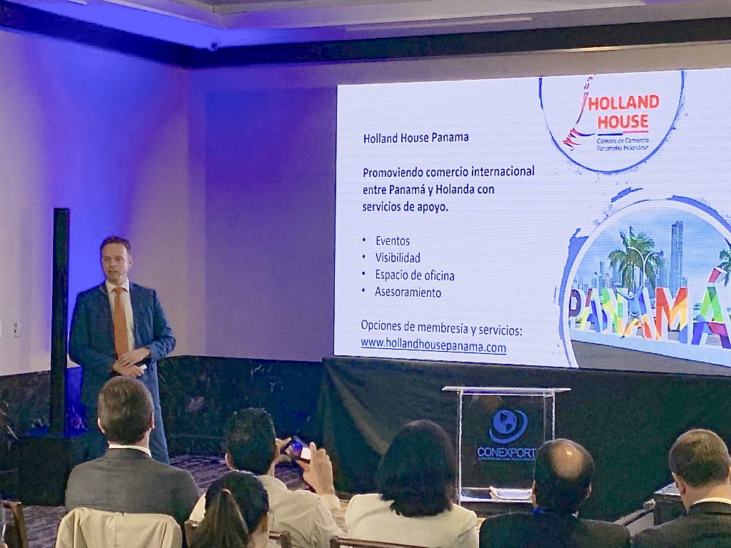 hhpanama's tweet photo. #Conexport yesterday -> session on opportunities & challenges of #exporting to NL 🇳🇱. @remco_debruijn: ”Do your homework & make sure you comply with the high quality and safety standards on the Dutch market”. Are you a 🇵🇦 exporter? Check : https://t.co/agn4fpQJ6u https://t.co/zIfa52e3KS